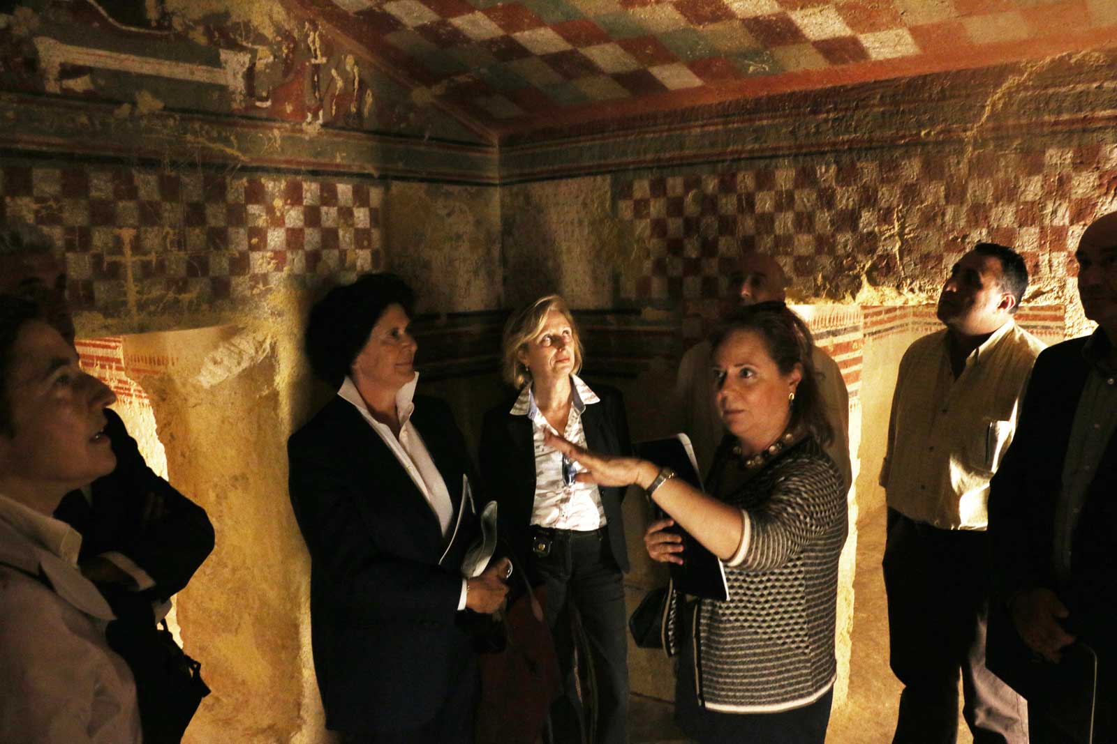 Apertura Tomba Bartoccini dopo il restauro - Amici delle Tombe Dipinte di Tarquinia