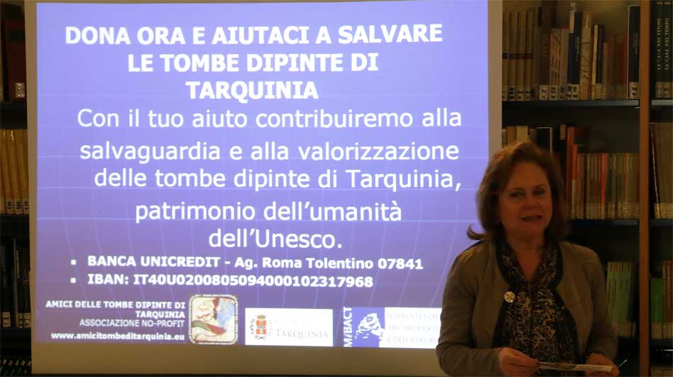 Raccolta fondi per la tutela della necropoli di Tarquinia - Associazione Amici delle Tombe Dipinte di Tarquinia