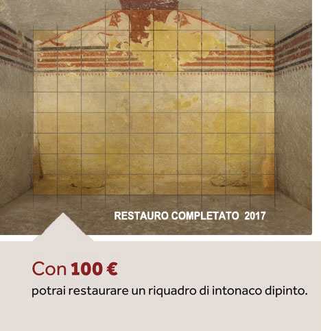 Fundraising Tomba Bartoccini - Associazione Amici delle Tombe Dipinte di Tarquinia