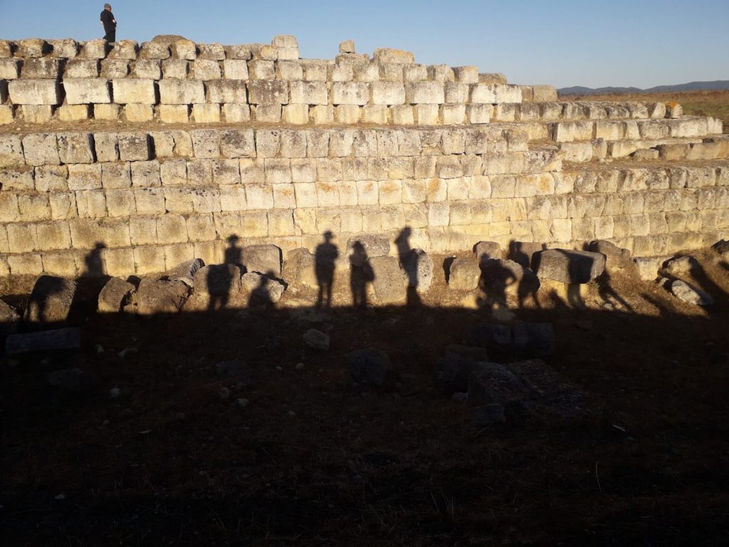 Passeggiata alla Civita di Tarquinia con D. F. Maras, Luglio 2020